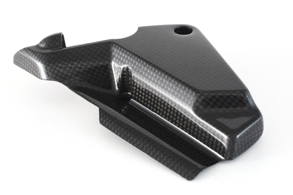 MOTOCORSE Cable cover - left Trama del carbonio e finitura superficiale - 2