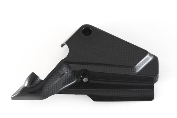 MOTOCORSE Cable cover - left Trama del carbonio e finitura superficiale - 2