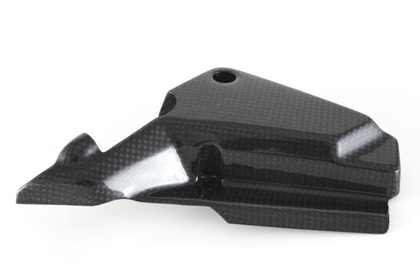 MOTOCORSE Cable cover - left Trama del carbonio e finitura superficiale - 2