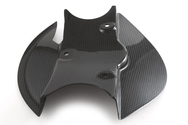 MOTOCORSE Headlight fairing mudflap Trama del carbonio e finitura superficiale - 200P – Plain