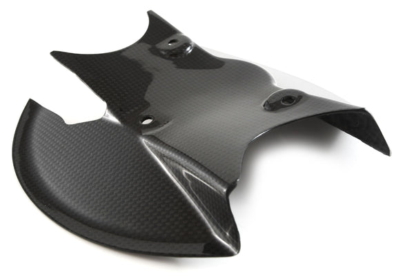 MOTOCORSE Headlight fairing mudflap Trama del carbonio e finitura superficiale - 200P – Plain
