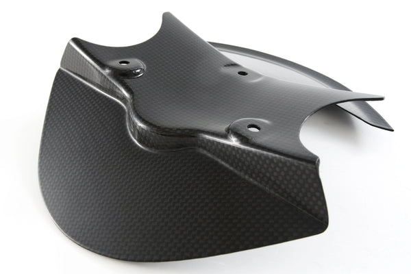 MOTOCORSE Headlight fairing mudflap Trama del carbonio e finitura superficiale - 200P – Plain