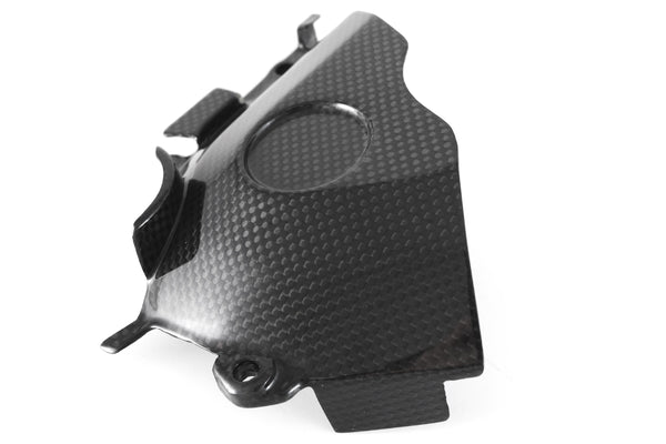 MOTOCORSE Sprocket cover Trama del carbonio e finitura superficiale - 200P – Plain
