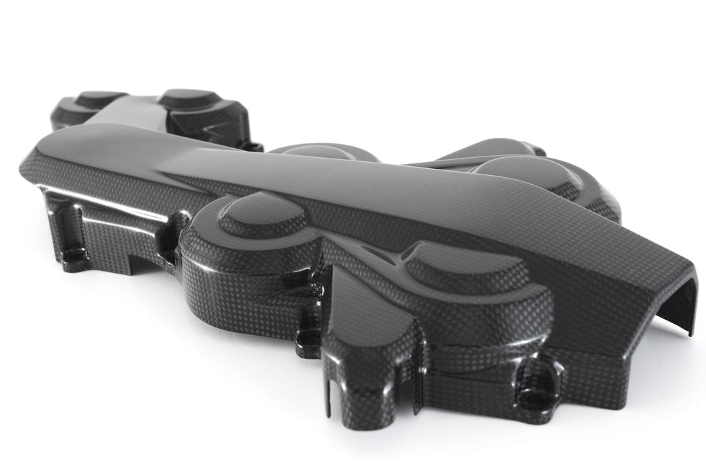 MOTOCORSE Cam belt cover - horizontal Trama del carbonio e finitura superficiale - 200P – Plain