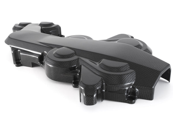 MOTOCORSE Cam belt cover - horizontal Trama del carbonio e finitura superficiale - 200P – Plain