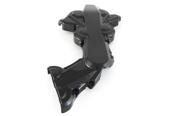 MOTOCORSE Cam belt cover - horizontal Trama del carbonio e finitura superficiale - 200P – Plain