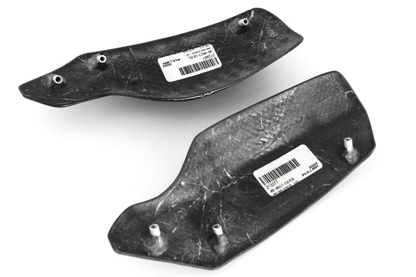 MOTOCORSE Hand guard extension - set Trama del carbonio e finitura superficiale - 200P – Plain