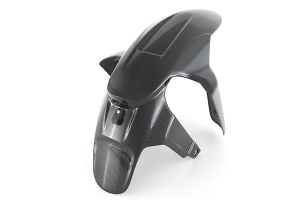 MOTOCORSE FRONT MUDGUARD - DUCATI MULTISTRADA V4 (2021-) Trama del carbonio e finitura superficiale - 200P – Plain Lucido 2