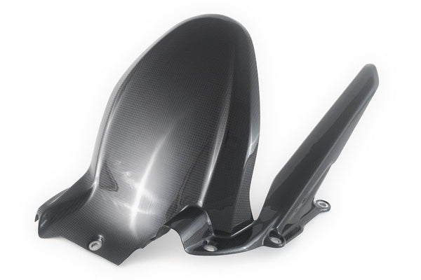 MOTOCORSE REAR HUGGER - DUCATI MULTISTRADA V4 (2021-) Trama del carbonio e finitura superficiale - 200P – Plain Lucido 1