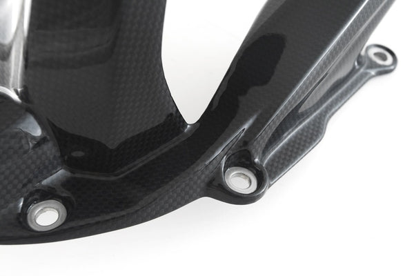 MOTOCORSE REAR HUGGER - DUCATI MULTISTRADA V4 (2021-) Trama del carbonio e finitura superficiale - 200P – Plain Lucido 3