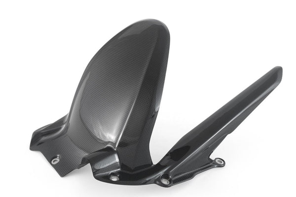 MOTOCORSE REAR HUGGER - DUCATI MULTISTRADA V4 (2021-) Trama del carbonio e finitura superficiale - 200P – Plain Lucido 4