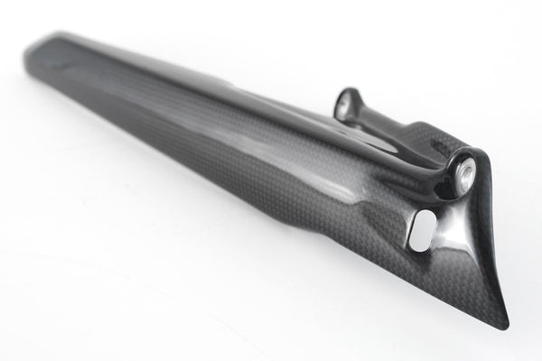 MOTOCORSE CHAIN GUARD - DUCATI MULTISTRADA V4 (2021-) Trama del carbonio e finitura superficiale - 200P – Plain Lucido 2