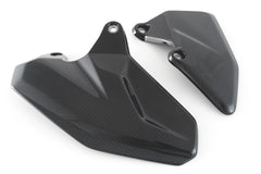 MOTOCORSE HEEL GUARD - SET - DUCATI MULTISTRADA V4 (2021-) Trama del carbonio e finitura superficiale - 200P – Plain Lucido