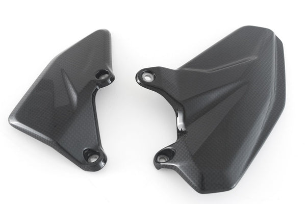 MOTOCORSE HEEL GUARD - SET - DUCATI MULTISTRADA V4 (2021-) Trama del carbonio e finitura superficiale - 200P – Plain Lucido 4