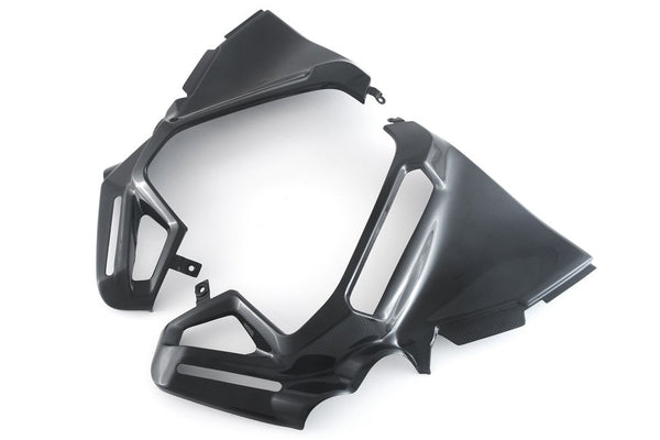 MOTOCORSE INNER SIDE PANELS - SET - DUCATI MULTISTRADA V4 (2021-) Trama del carbonio e finitura superficiale - 200P – Plain Lucido 2
