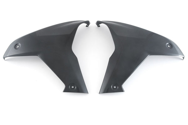 MOTOCORSE SIDE PANELS - SET - DUCATI MULTISTRADA V4 (2021-) Trama del carbonio e finitura superficiale - 200P – Plain Lucido 2