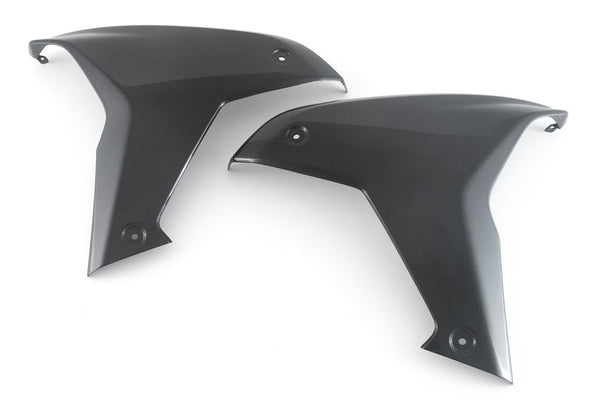 MOTOCORSE SIDE PANELS - SET - DUCATI MULTISTRADA V4 (2021-) Trama del carbonio e finitura superficiale - 200P – Plain Lucido 3