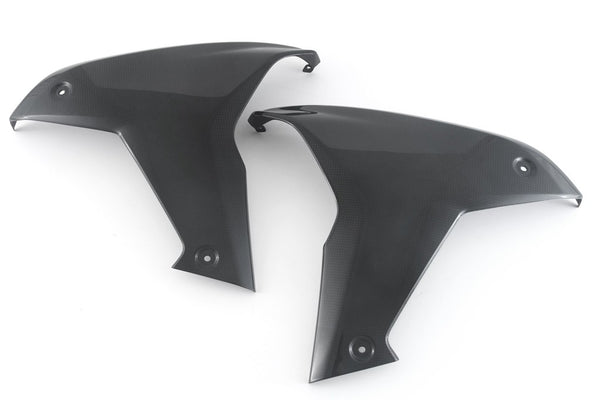 MOTOCORSE SIDE PANELS - SET - DUCATI MULTISTRADA V4 (2021-) Trama del carbonio e finitura superficiale - 200P – Plain Lucido 4