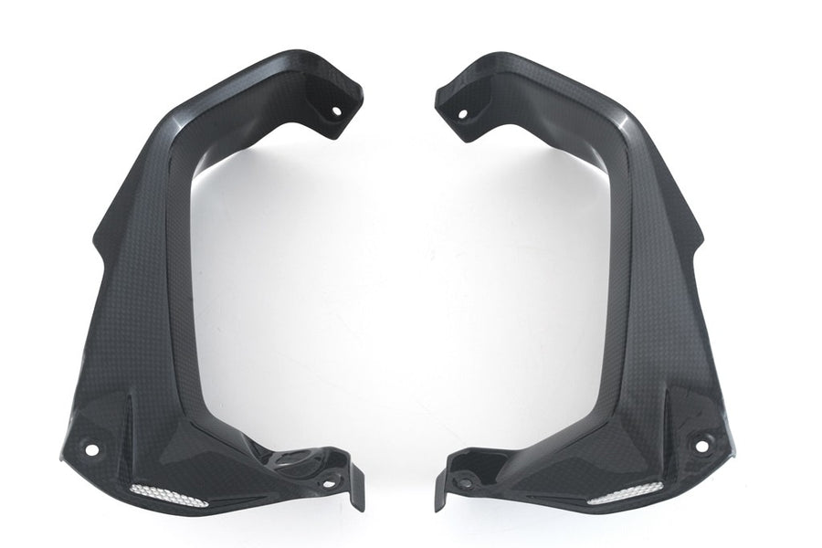 MOTOCORSE INSTRUMENT COVER - SET - DUCATI MULTISTRADA V4 (2021-) Trama del carbonio e finitura superficiale - 200P – Plain Lucido 1