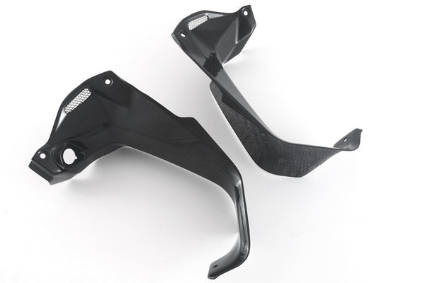 MOTOCORSE INSTRUMENT COVER - SET - DUCATI MULTISTRADA V4 (2021-) Trama del carbonio e finitura superficiale - 200P – Plain Lucido 2