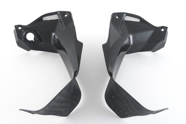 MOTOCORSE INSTRUMENT COVER - SET - DUCATI MULTISTRADA V4 (2021-) Trama del carbonio e finitura superficiale - 200P – Plain Lucido 4