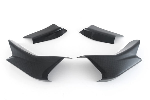 MOTOCORSE WINGLET COVER - SET - DUCATI MULTISTRADA V4 (2021-) Trama del carbonio e finitura superficiale - 200P – Plain Lucido 2