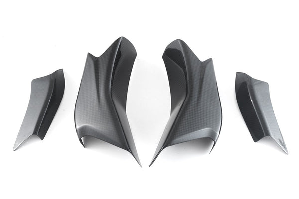 MOTOCORSE WINGLET COVER - SET - DUCATI MULTISTRADA V4 (2021-) Trama del carbonio e finitura superficiale - 200P – Plain Lucido 3
