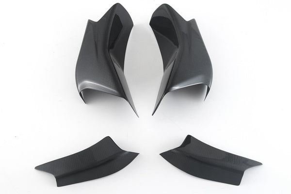MOTOCORSE WINGLET COVER - SET - DUCATI MULTISTRADA V4 (2021-) Trama del carbonio e finitura superficiale - 200P – Plain Lucido 4