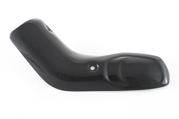 MOTOCORSE EXHAUST PROTECTION - DUCATI MULTISTRADA V4 (2021-) Trama del carbonio e finitura superficiale - 200P – Plain Lucido 1