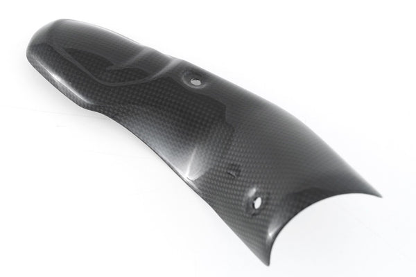 MOTOCORSE EXHAUST PROTECTION - DUCATI MULTISTRADA V4 (2021-) Trama del carbonio e finitura superficiale - 200P – Plain Lucido 3