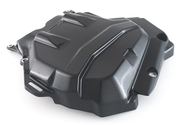 MOTOCORSE CYLINDER COVER  - DUCATI MULTISTRADA V4 (2021-) Trama del carbonio e finitura superficiale - 200P – Plain Lucido 1
