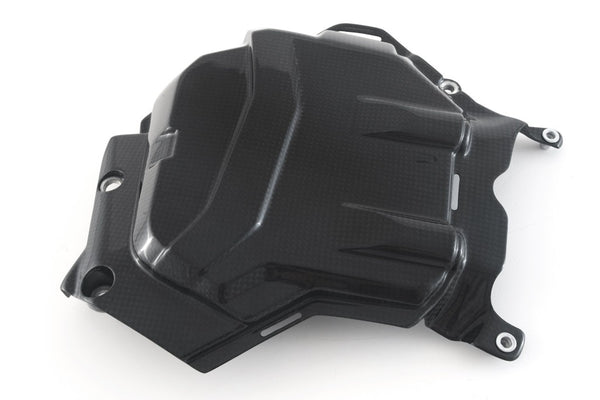 MOTOCORSE CYLINDER COVER  - DUCATI MULTISTRADA V4 (2021-) Trama del carbonio e finitura superficiale - 200P – Plain Lucido 2