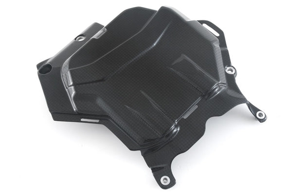 MOTOCORSE CYLINDER COVER  - DUCATI MULTISTRADA V4 (2021-) Trama del carbonio e finitura superficiale - 200P – Plain Lucido 3