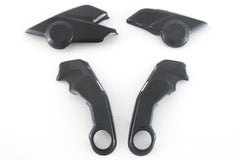 MOTOCORSE FRAME COVER - SET - DUCATI MULTISTRADA V4 (2021-) Trama del carbonio e finitura superficiale - 200P – Plain Lucido