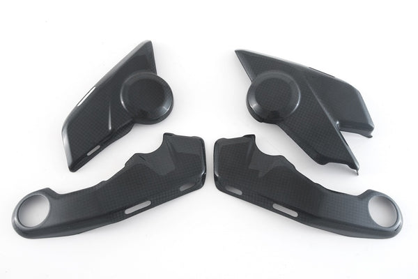 MOTOCORSE FRAME COVER - SET - DUCATI MULTISTRADA V4 (2021-) Trama del carbonio e finitura superficiale - 200P – Plain Lucido 3