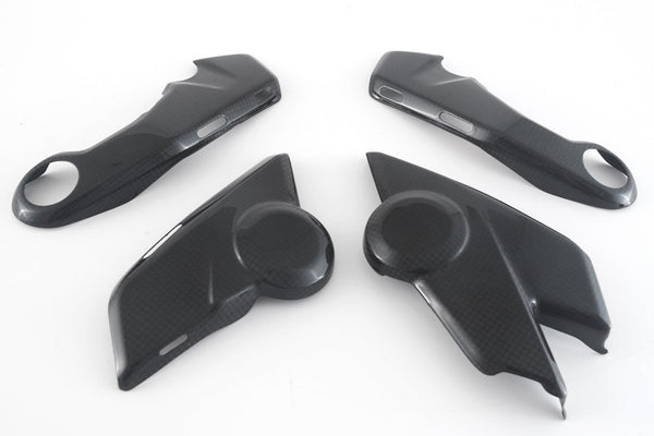 MOTOCORSE FRAME COVER - SET - DUCATI MULTISTRADA V4 (2021-) Trama del carbonio e finitura superficiale - 200P – Plain Lucido 4