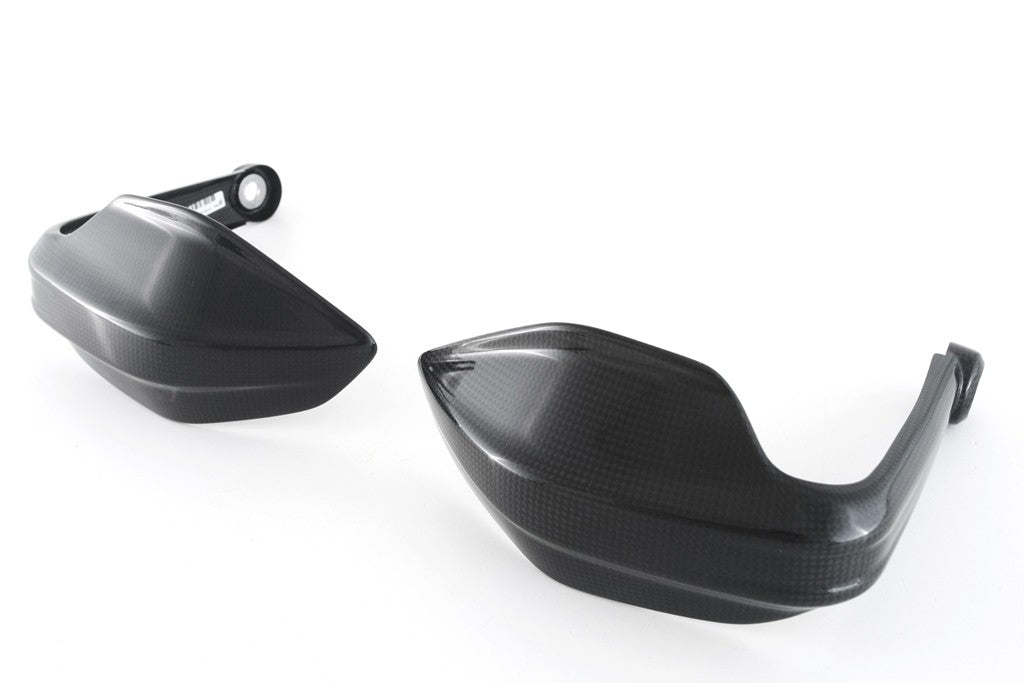 MOTOCORSE HAND GUARD - SET - DUCATI MULTISTRADA V4 (2021-) Trama del carbonio e finitura superficiale - 200P – Plain Lucido 1