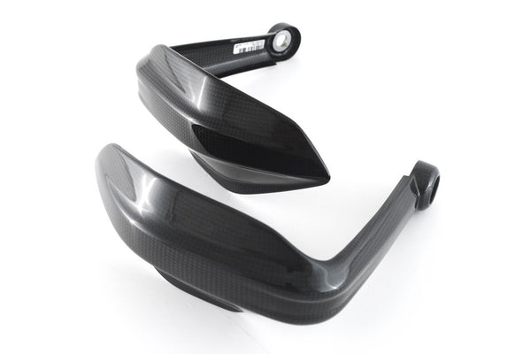 MOTOCORSE HAND GUARD - SET - DUCATI MULTISTRADA V4 (2021-) Trama del carbonio e finitura superficiale - 200P – Plain Lucido 4