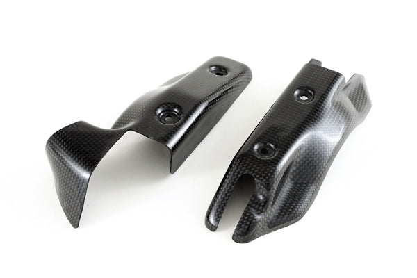 MOTOCORSE Radiator fairing - upper pair Trama del carbonio e finitura superficiale - 2