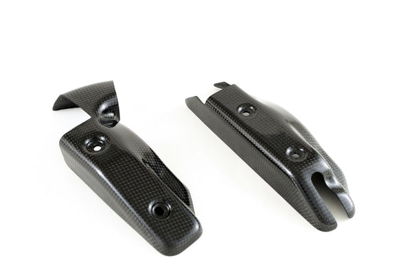 MOTOCORSE Radiator fairing - upper pair Trama del carbonio e finitura superficiale - 2