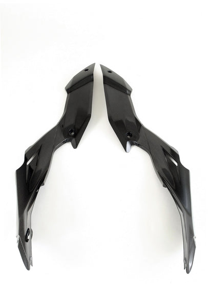 MOTOCORSE Under tank side panels - set Trama del carbonio e finitura superficiale - 2