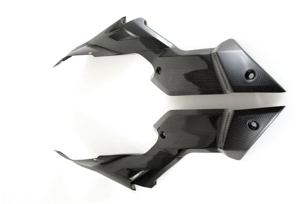 MOTOCORSE Under tank side panels - set Trama del carbonio e finitura superficiale - 2