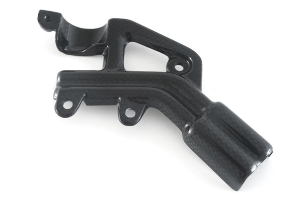MOTOCORSE REAR BRAKE RESERVOIR MOUNT - DUCATI STREETFIGHTER V4 (2023 - 2024 ) Trama del carbonio e finitura superficiale - 200P – Plain Lucido 1