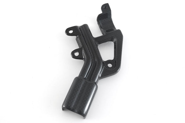 MOTOCORSE REAR BRAKE RESERVOIR MOUNT - DUCATI STREETFIGHTER V4 (2023 - 2024 ) Trama del carbonio e finitura superficiale - 200P – Plain Lucido 2