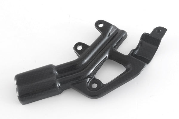 MOTOCORSE REAR BRAKE RESERVOIR MOUNT - DUCATI STREETFIGHTER V4 (2023 - 2024 ) Trama del carbonio e finitura superficiale - 200P – Plain Lucido 3