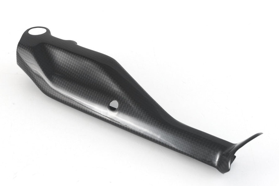 MOTOCORSE SIDE STAND COVER - DUCATI STREETFIGHTER V4 (2023 - 2024 ) Trama del carbonio e finitura superficiale - 200P – Plain Lucido 1