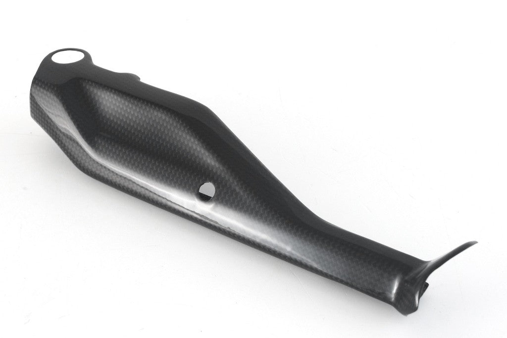 MOTOCORSE SIDE STAND COVER - DUCATI STREETFIGHTER V4 (2023 - 2024 ) Trama del carbonio e finitura superficiale - 200P – Plain Lucido 1
