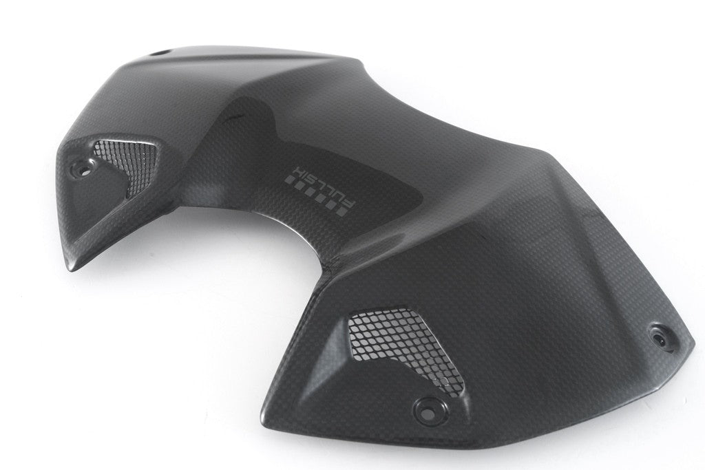 MOTOCORSE TANK COVER  - DUCATI STREETFIGHTER V4 (2023 - 2024 ) Trama del carbonio e finitura superficiale - 200P – Plain Lucido 1