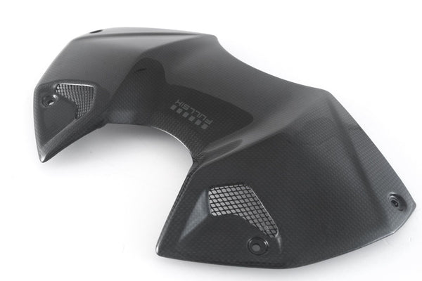 MOTOCORSE TANK COVER  - DUCATI STREETFIGHTER V4 (2023 - 2024 ) Trama del carbonio e finitura superficiale - 200P – Plain Lucido 1