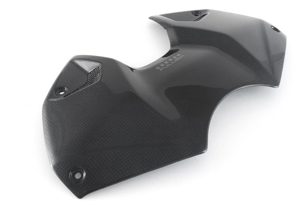 MOTOCORSE TANK COVER  - DUCATI STREETFIGHTER V4 (2023 - 2024 ) Trama del carbonio e finitura superficiale - 200P – Plain Lucido 2